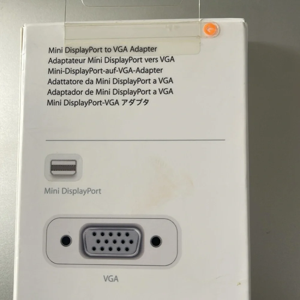 Apple Mini Display Port to VGA adapter - NEW IN box